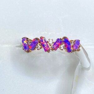 Purple Fire Opal Ring RBP6587 Beautiful Dreamer Size 7